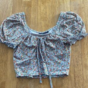 Floral crop top